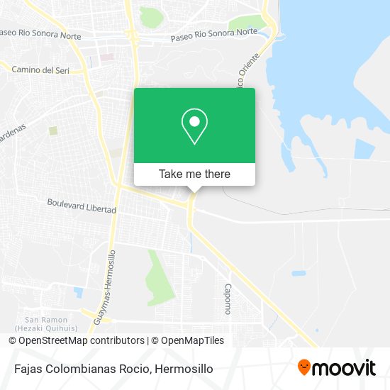 Fajas Colombianas Rocio map