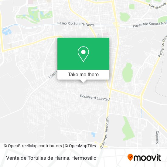 Mapa de Venta de Tortillas de Harina