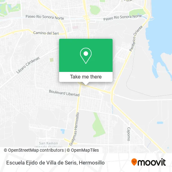 Escuela Ejido de Villa de Seris map