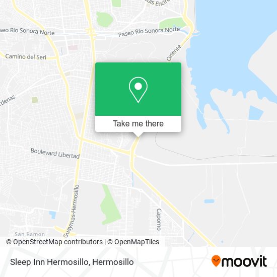 Sleep Inn Hermosillo map