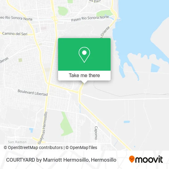 COURTYARD by Marriott Hermosillo map