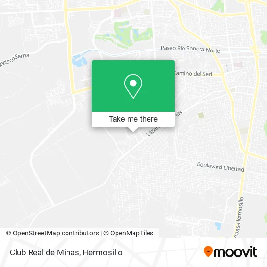 Club Real de Minas map