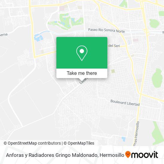 Anforas y Radiadores Gringo Maldonado map
