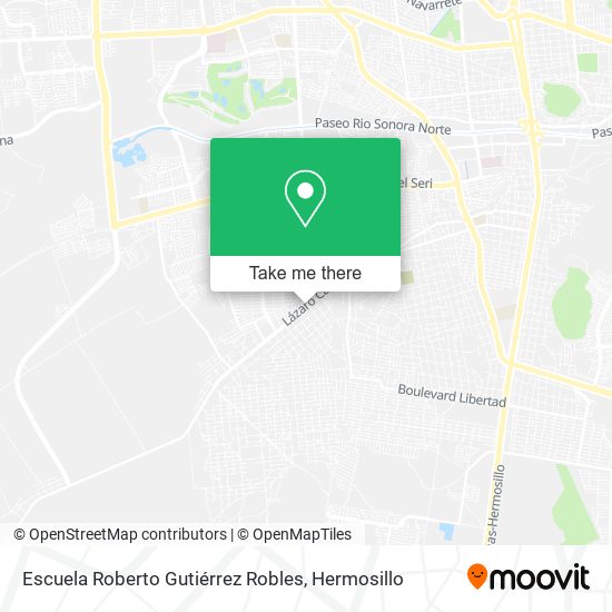 Mapa de Escuela Roberto Gutiérrez Robles