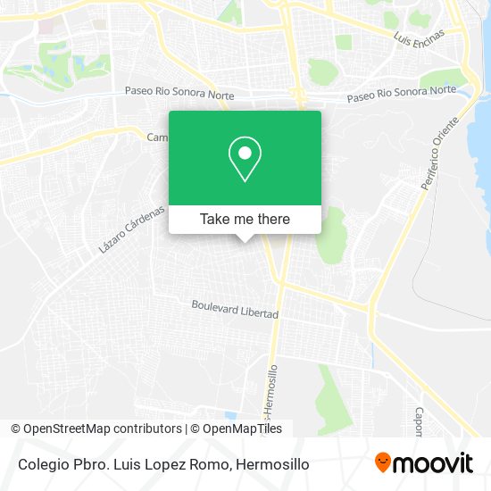 Colegio Pbro. Luis Lopez Romo map