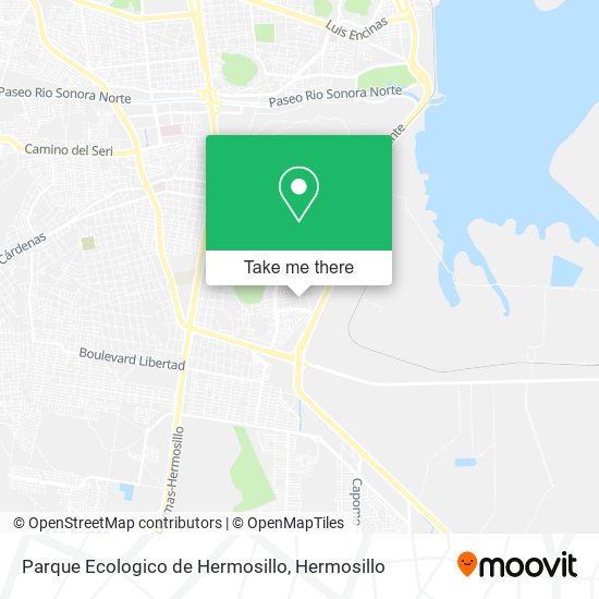 Parque Ecologico de Hermosillo map