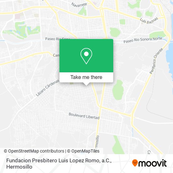 Fundacion Presbitero Luis Lopez Romo, a.C. map