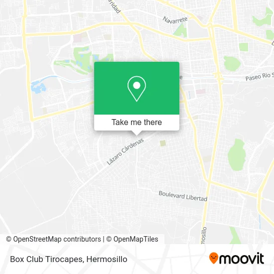 Box Club Tirocapes map