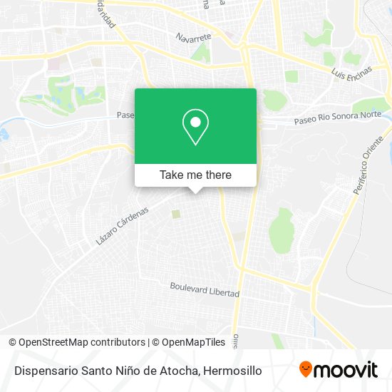 Mapa de Dispensario Santo Niño de Atocha