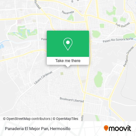 Panaderia El Mejor Pan map