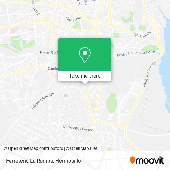 Mapa de Ferreteria La Rumba