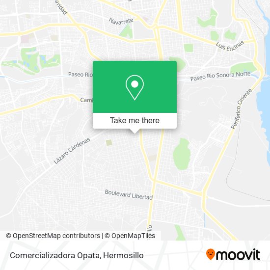 Comercializadora Opata map