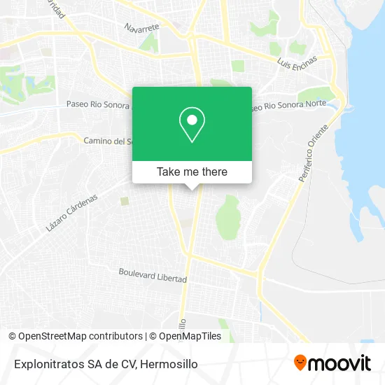 Explonitratos SA de CV map