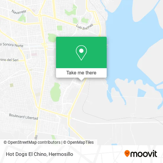 Hot Dogs El Chino map