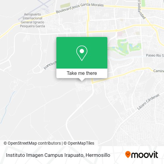Mapa de Instituto Imagen Campus Irapuato