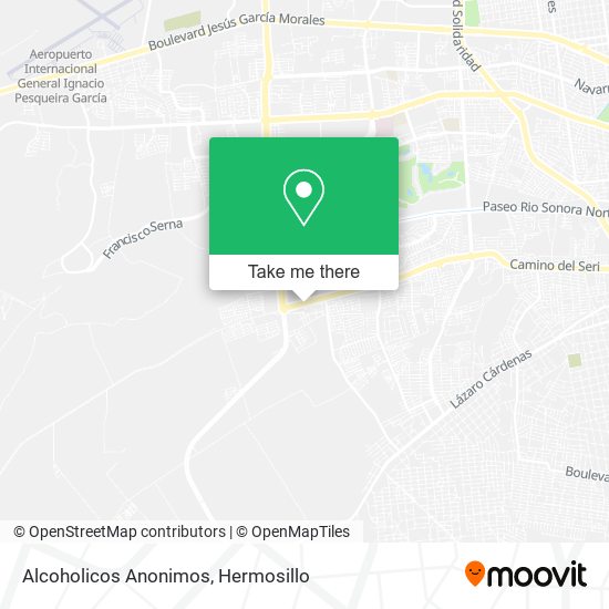 Mapa de Alcoholicos Anonimos