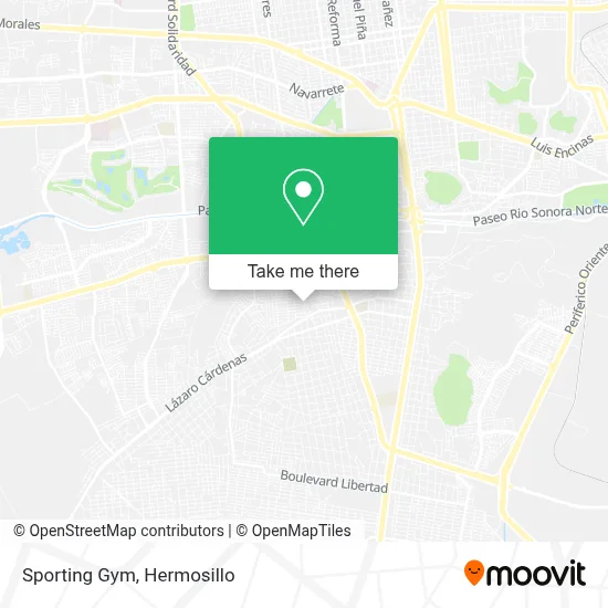 Sporting Gym map