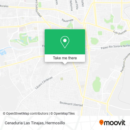 Mapa de Cenaduria Las Tinajas