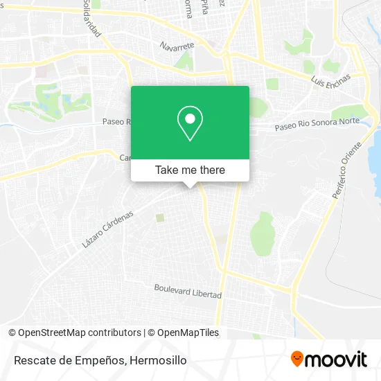 Rescate de Empeños map
