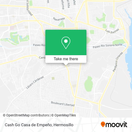 Cash Go Casa de Empeño map