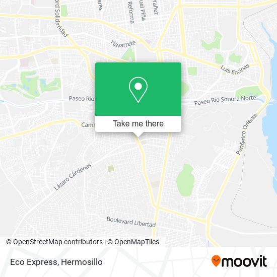 Mapa de Eco Express