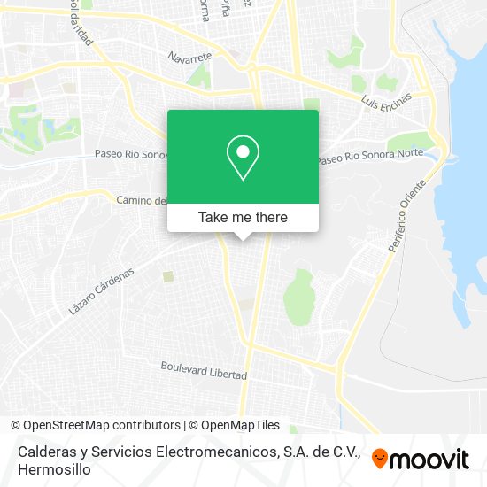 Mapa de Calderas y Servicios Electromecanicos, S.A. de C.V.