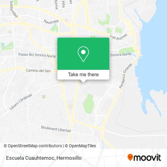 Mapa de Escuela Cuauhtemoc