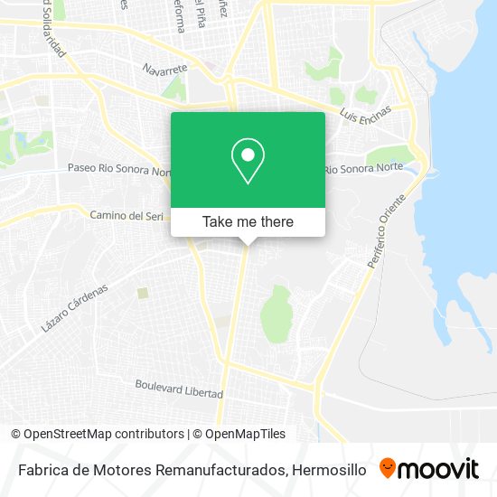 Fabrica de Motores Remanufacturados map