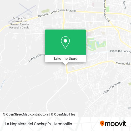 La Nopalera del Gachupín map