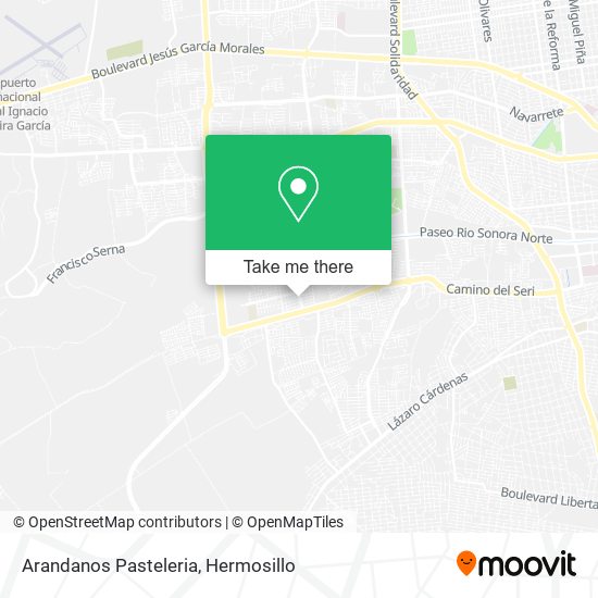 Arandanos Pasteleria map