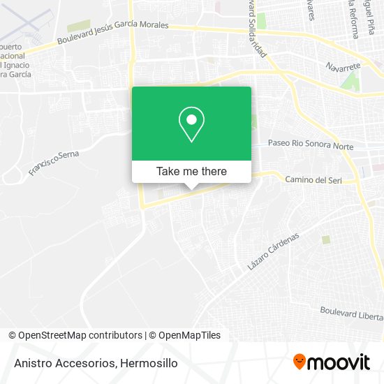 Anistro Accesorios map