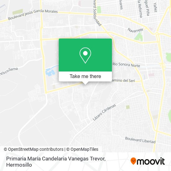 Primaria María Candelaria Vanegas Trevor map