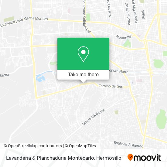 Mapa de Lavanderia & Planchaduria Montecarlo