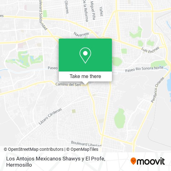 Los Antojos Mexicanos Shawys y El Profe map