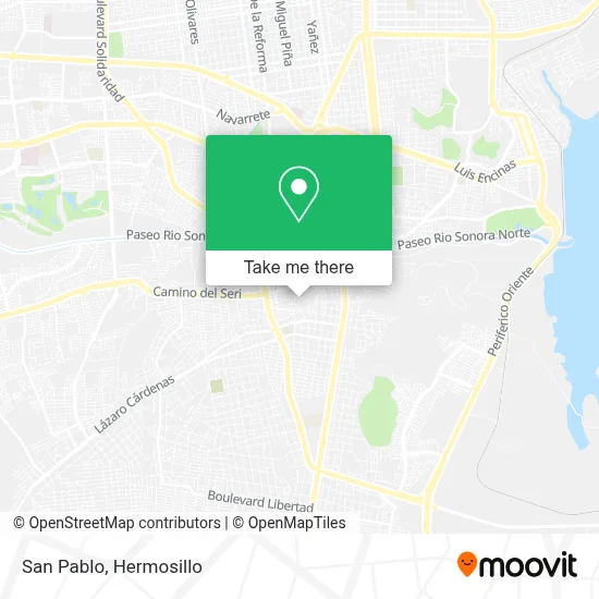 San Pablo map