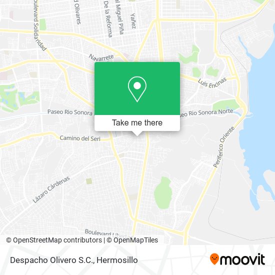 Mapa de Despacho Olivero S.C.