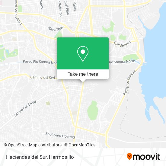 Mapa de Haciendas del Sur