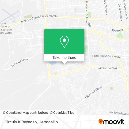 Mapa de Circulo K Reynoso