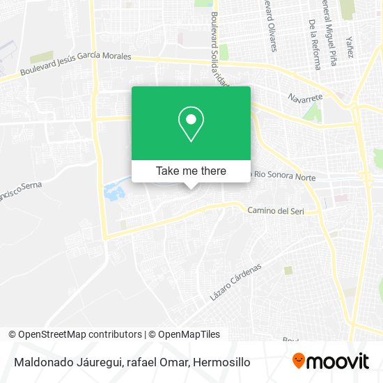 Mapa de Maldonado Jáuregui, rafael Omar
