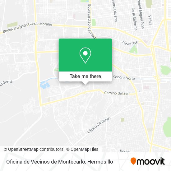 Oficina de Vecinos de Montecarlo map