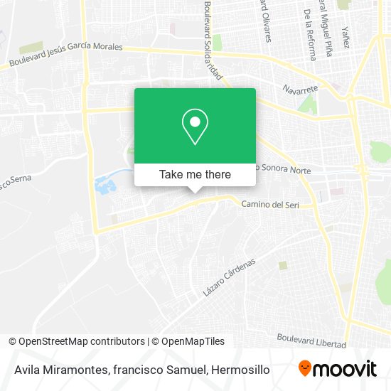 Mapa de Avila Miramontes, francisco Samuel