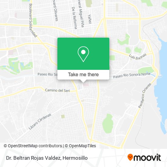 Dr. Beltran Rojas Valdez map