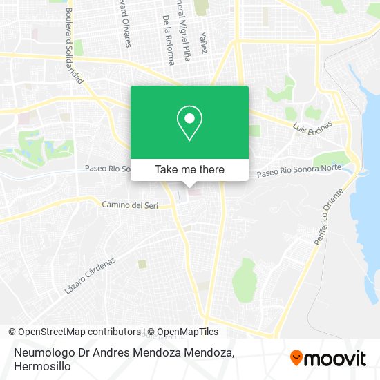 Neumologo Dr Andres Mendoza Mendoza map
