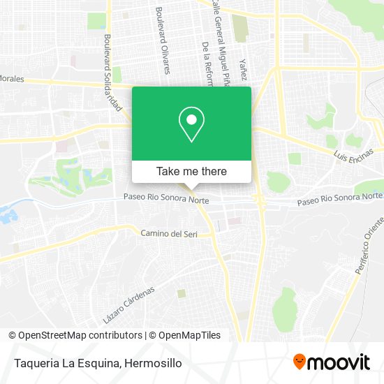 Taqueria La Esquina map
