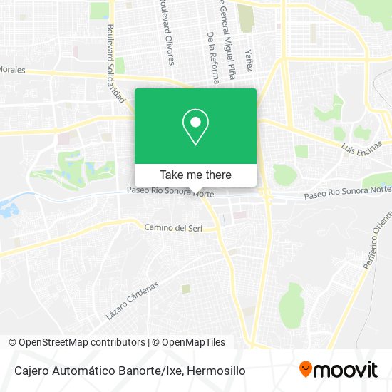 Cajero Automático Banorte/Ixe map
