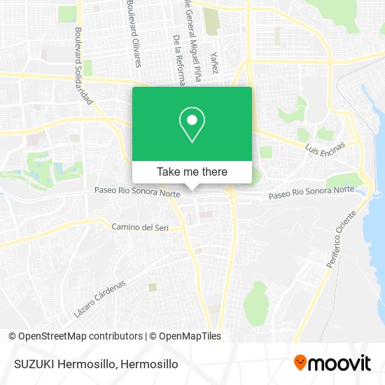 SUZUKI Hermosillo map