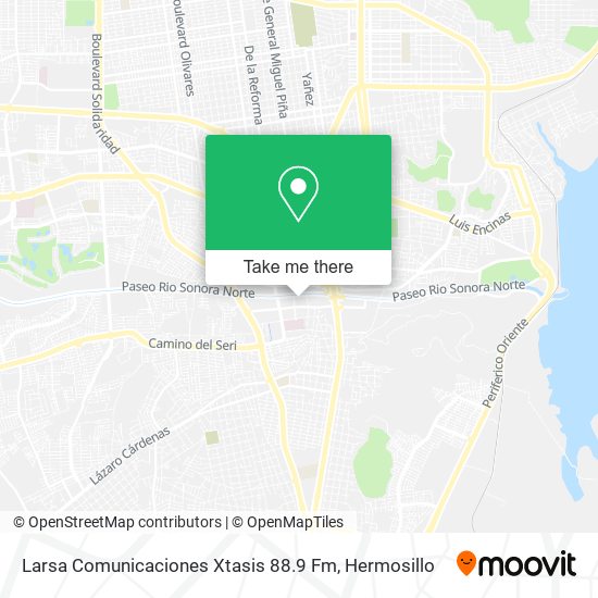 Larsa Comunicaciones Xtasis 88.9 Fm map