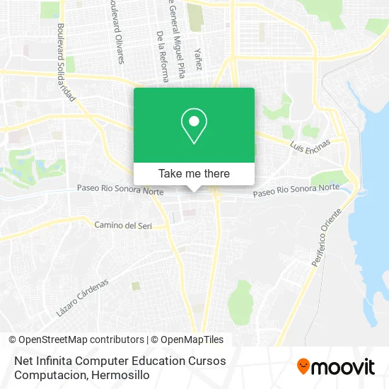 Net Infinita Computer Education Cursos Computacion map