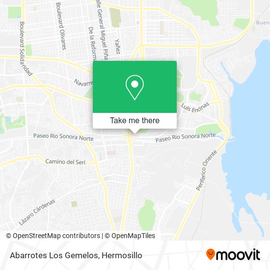 Mapa de Abarrotes Los Gemelos