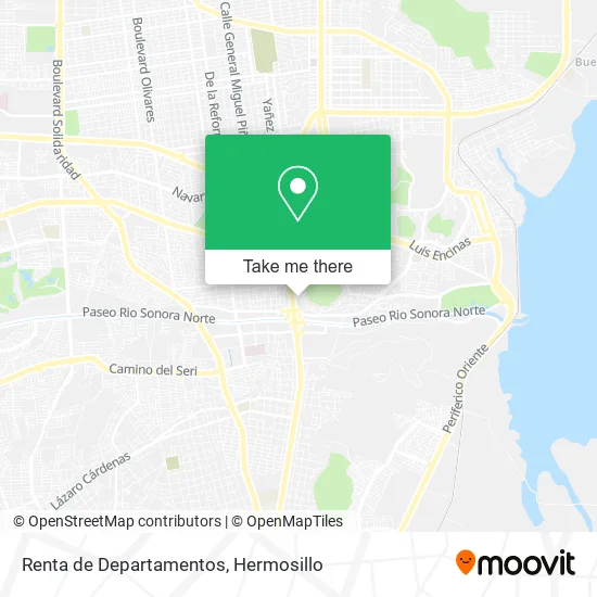 Renta de Departamentos map